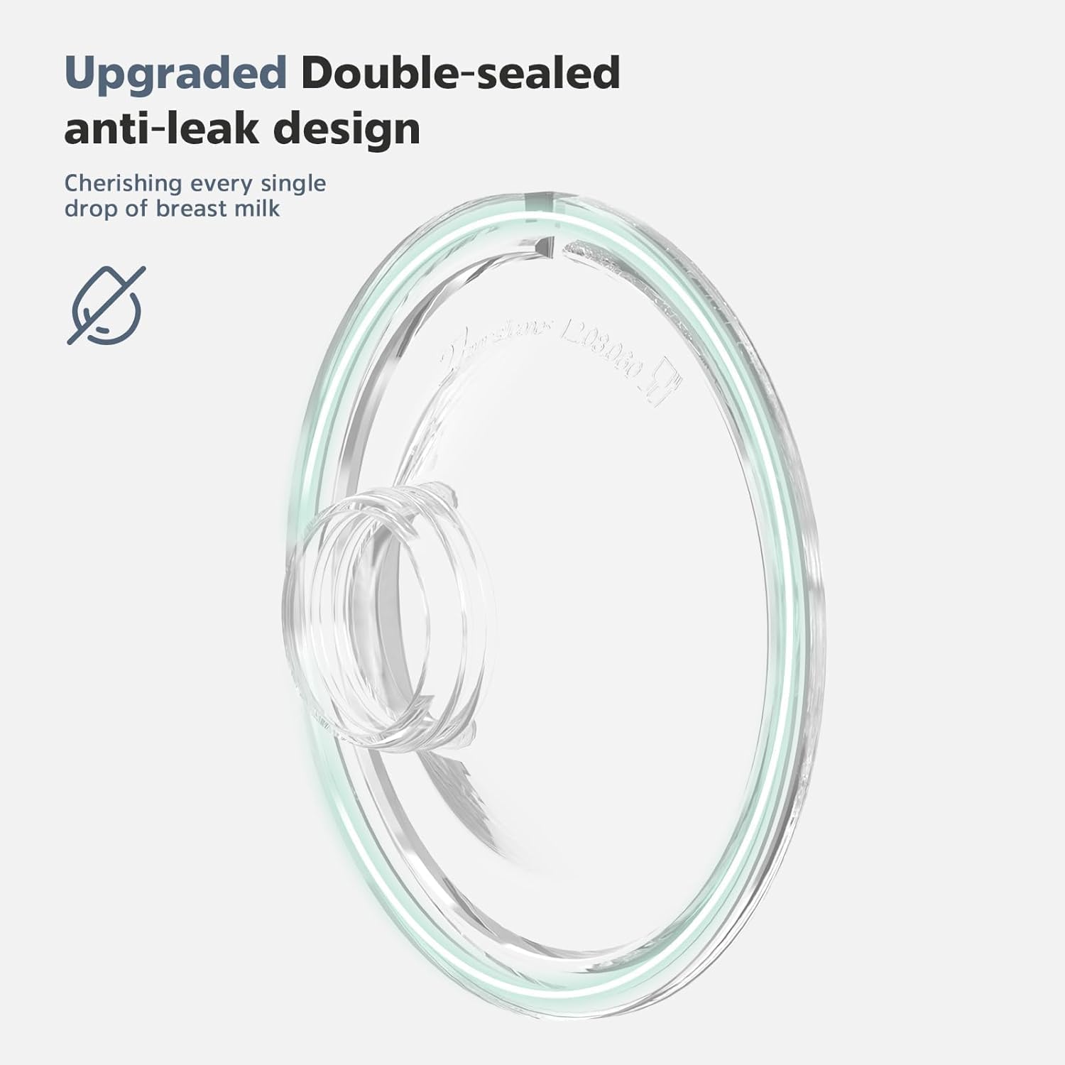 Detalle de MOMMED Double Breast Pumps, Hands Free with 3 Modes & 12 Levels, Rechargeable, 24 mm Wearable Includes 17/19/21 mm Flange Inserts
