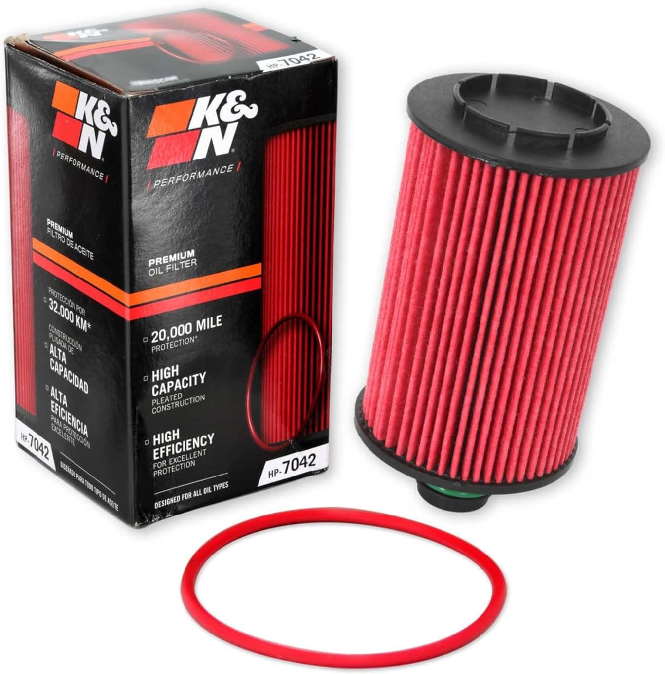 K&N Filtre à huile HP-7042 High Performance
