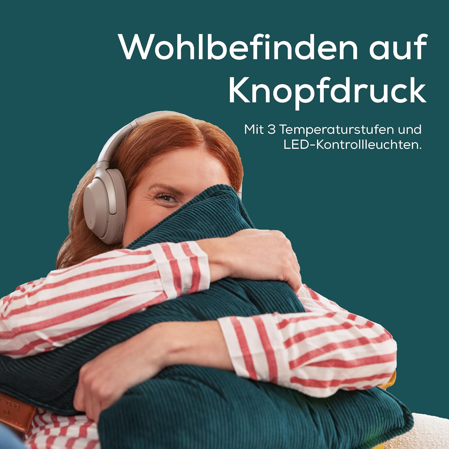 Detalle 2 de Beurer Heaty Heizkissen 4 Stunden Akku