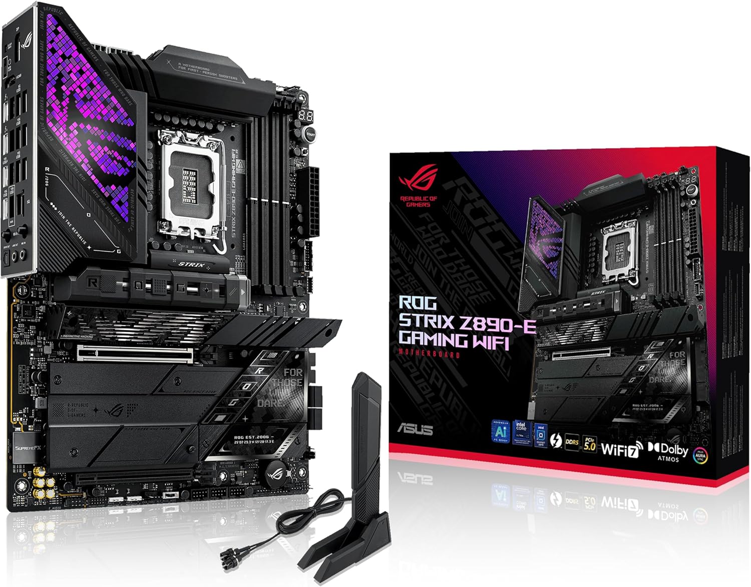 Detalle de ASUS ROG Strix Z890-E Gaming Motherboard 7X M.2