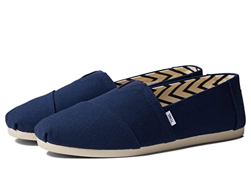 Thumbnail 1 de TOMS Mens Recycled Cotton Alpargata Loafer Flat, Navy (UK 10.5)