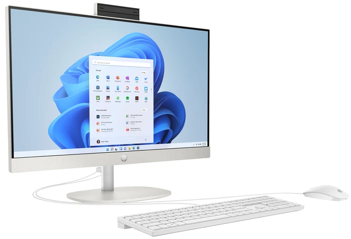 Detalle de HP All-in-One 24-cr0005ng PC – 23,8'', Ryzen 7, 16 GB RAM, 512 GB SSD