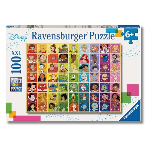 Detalle de Ravensburger Puzzles XXL Disney Multicharacter — 100 piezas