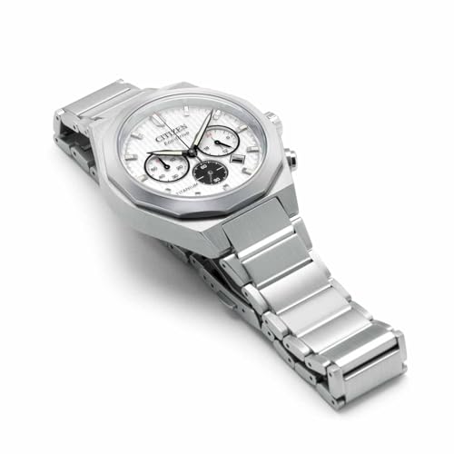 Thumbnail 4 de Citizen Zenshin Senkei Eco-Drive Solar: Cronógrafo de titanio con pulsera de titanio y cristal de zafiro