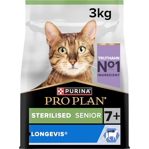 Detalle de Purina Pro Plan Longevis Croquettes Chat Senior Stérilisé Dinde – 3 kg