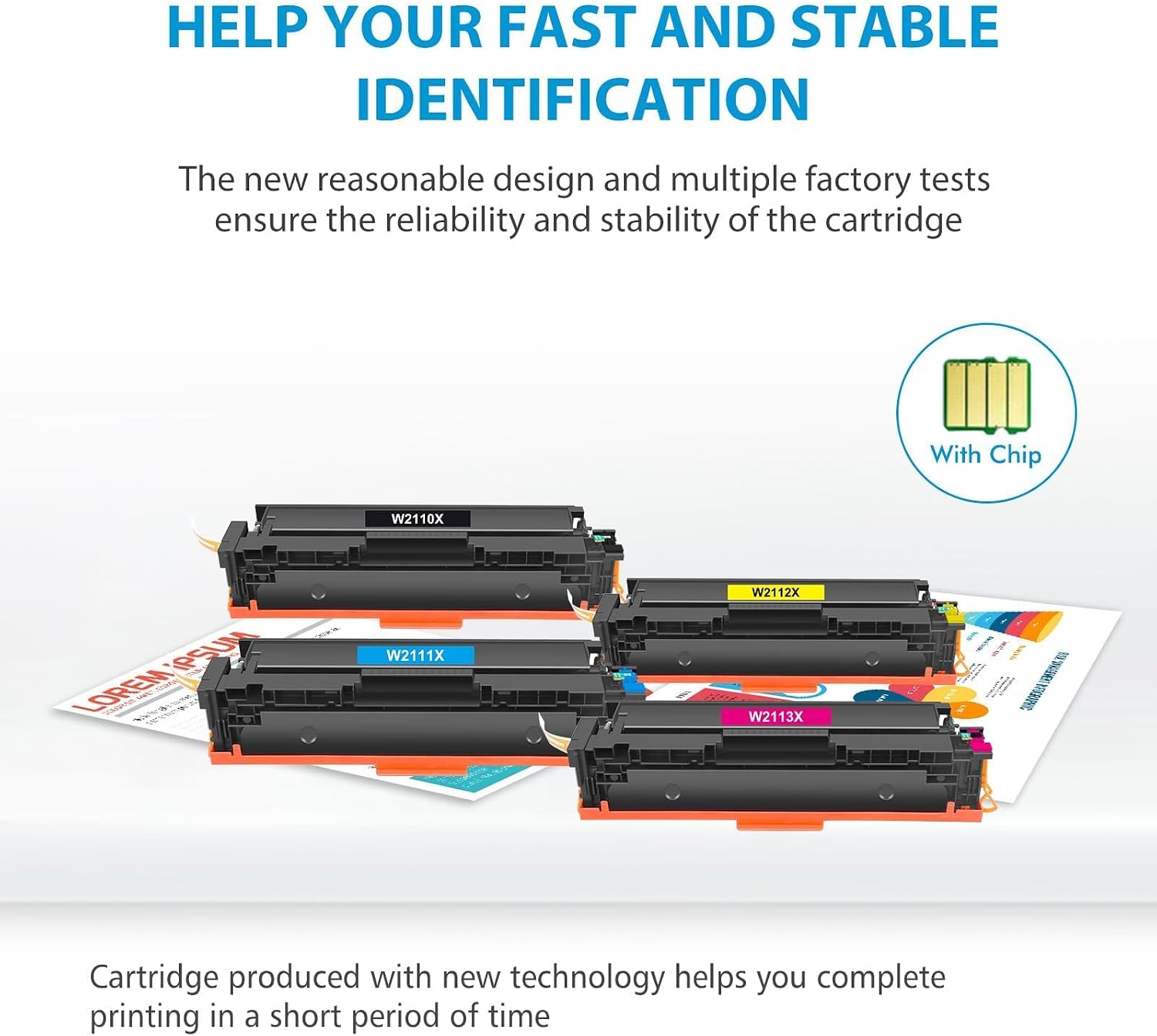 Detalle de 206X High Yield Toner Cartridge 4-Pack for HP Color LaserJet Pro M255/MFP Series