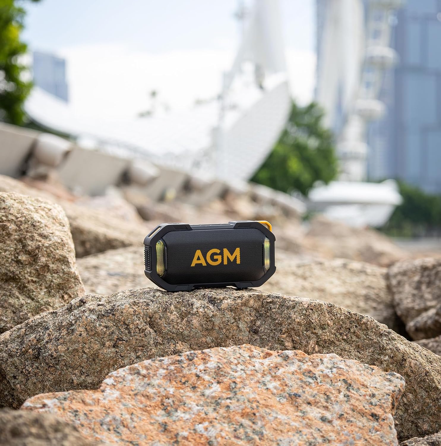 Thumbnail 3 de AGM MagROCK magnetischer Bluetooth-Lautsprecher mit RGB-LEDs, IPX7 und 1800 mAh