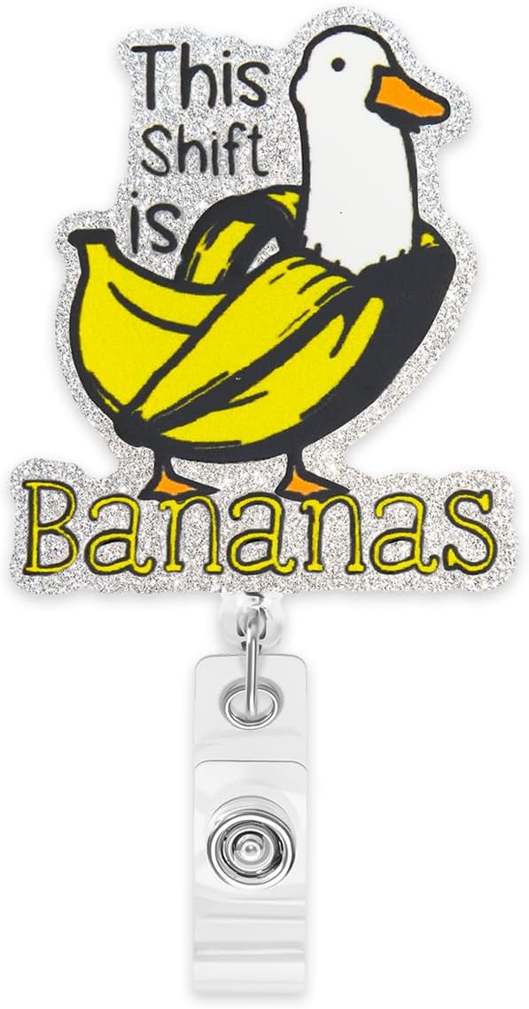 Detalle de Silly Goose Retractable Badge Reel with Nylon Cord