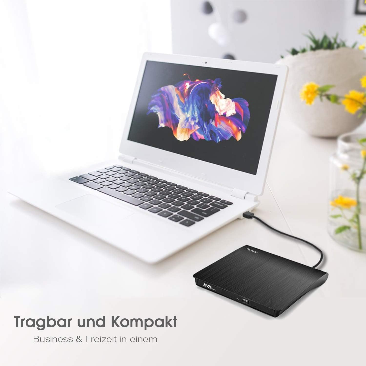 Thumbnail 5 de Pecosso Externe CD/DVD Laufwerk USB 3.0 đź’˝