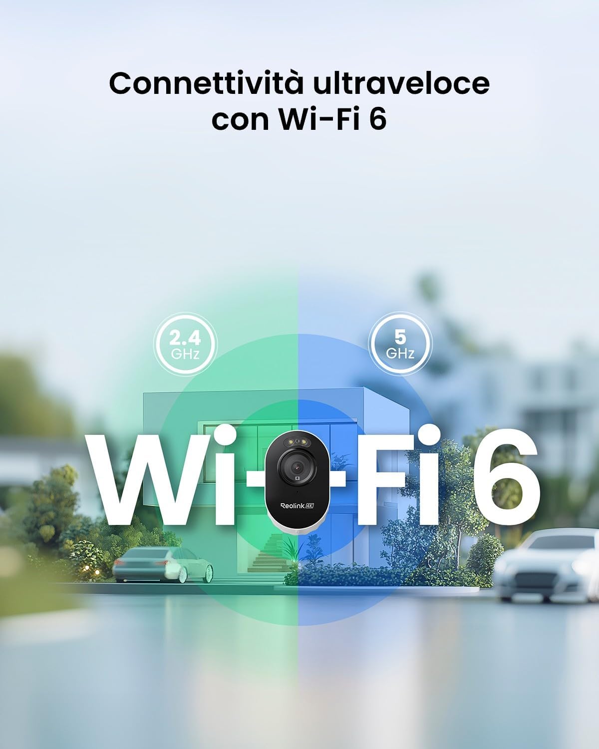 Detalle 2 de Reolink Telecamera Sicurezza 4K Wi‑Fi 6 Outdoor 🔒