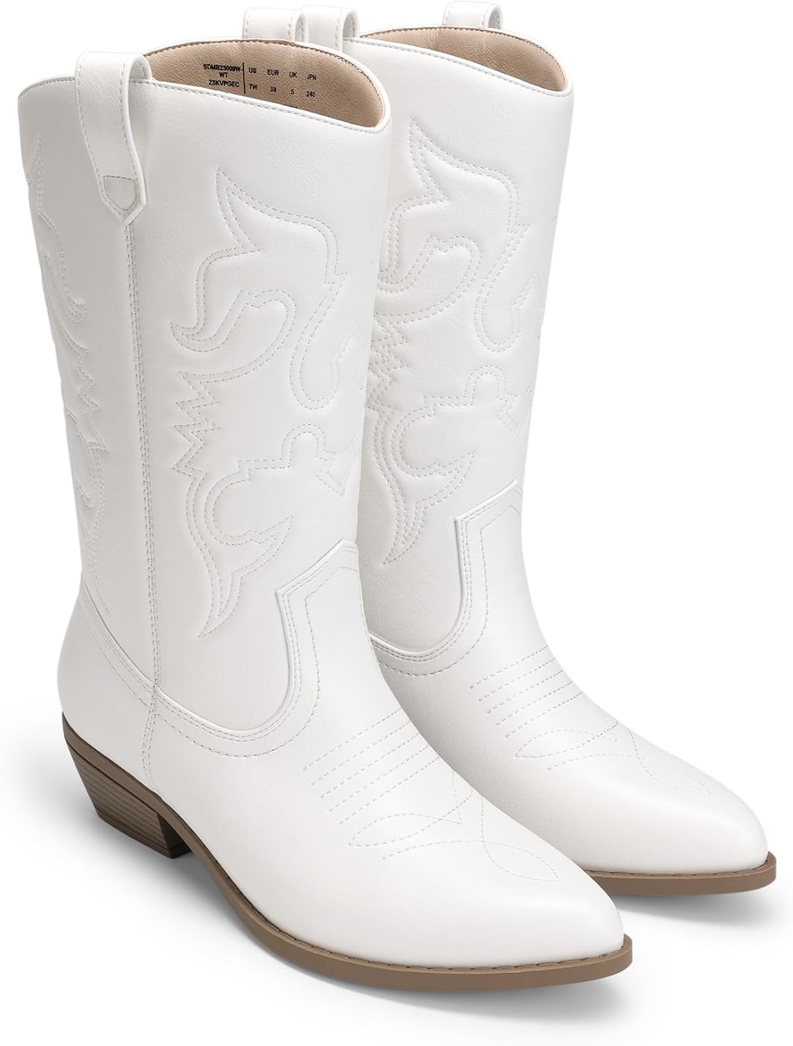 Detalle de DREAM PAIRS Women's Western Boots, Mid-Calf