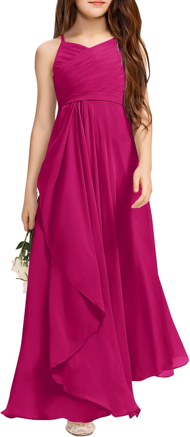 Thumbnail 6 de Imily Bela Girls A-Line Halter Dress: Junior Bridesmaid Flower Girl Gown