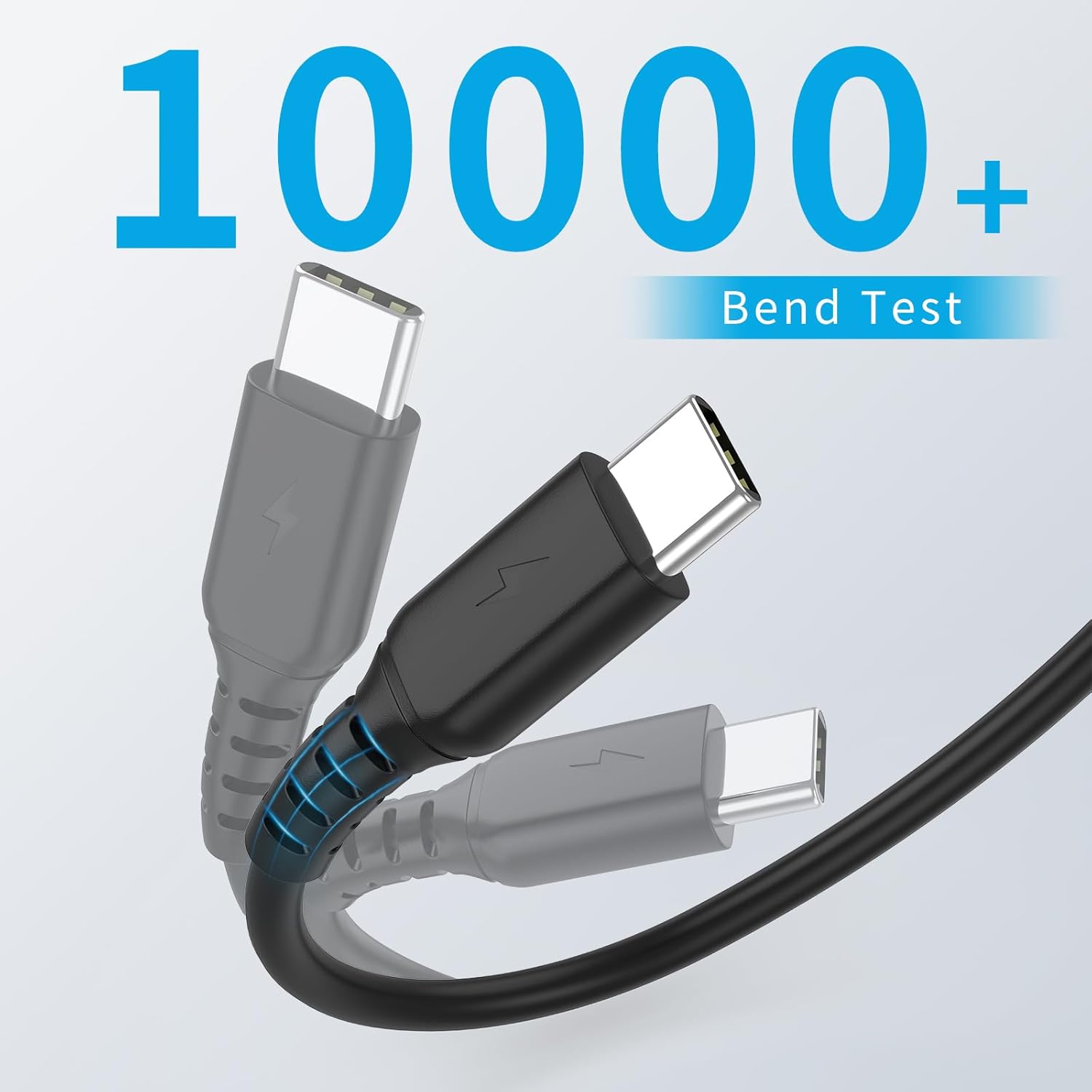Thumbnail 5 de Acecene 30cm USB A to USB C Cable Short – 5 Pack, 3A Fast Charging