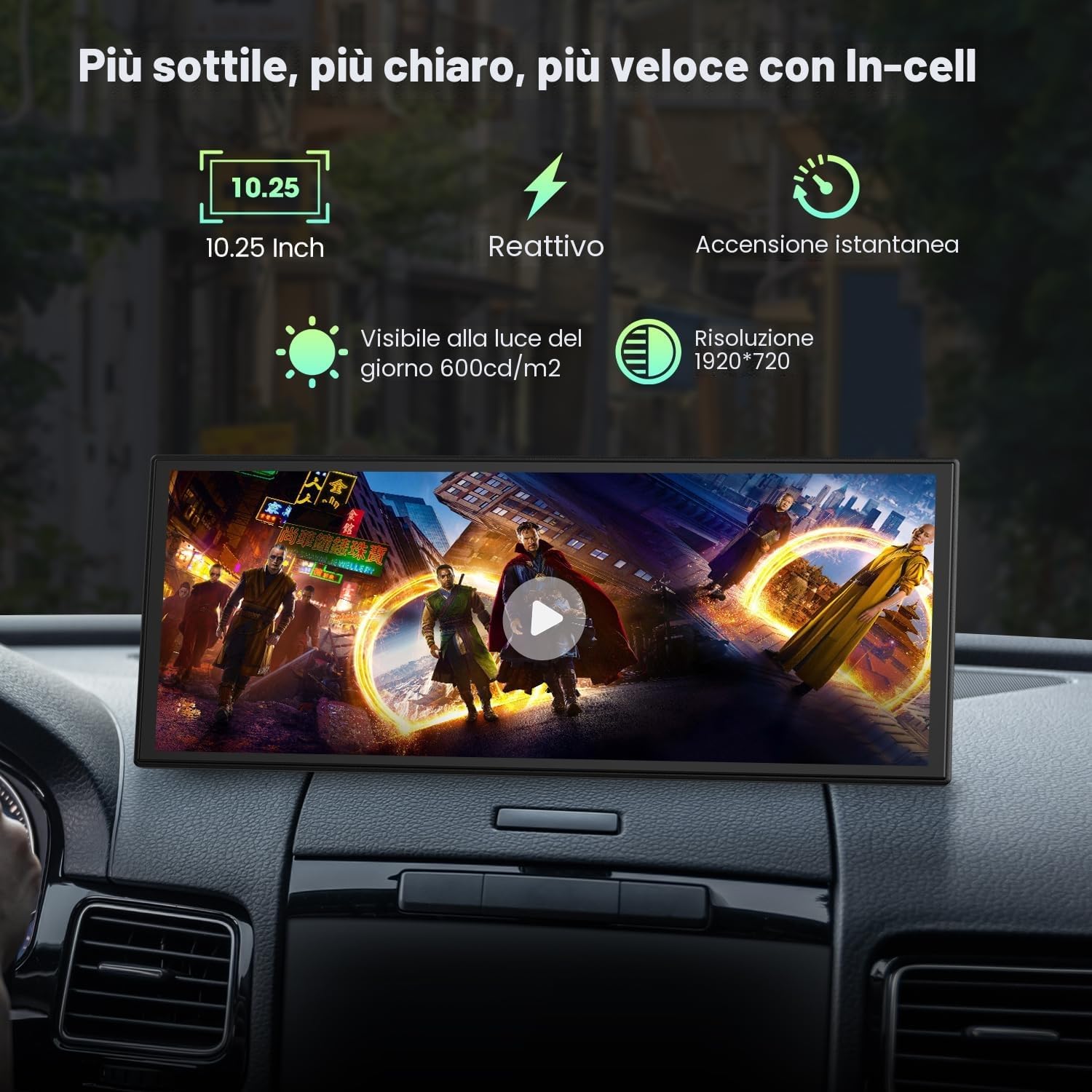 Detalle 2 de LAMTTO CarPlay 10,25 pollici wireless