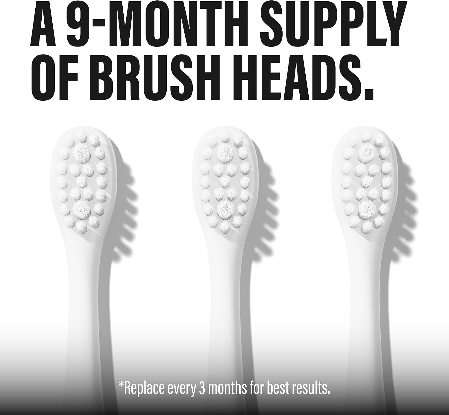 Detalle de Spotlight Oral Care Sonic Pro Toothbrush Replacement Heads – 3 Pack