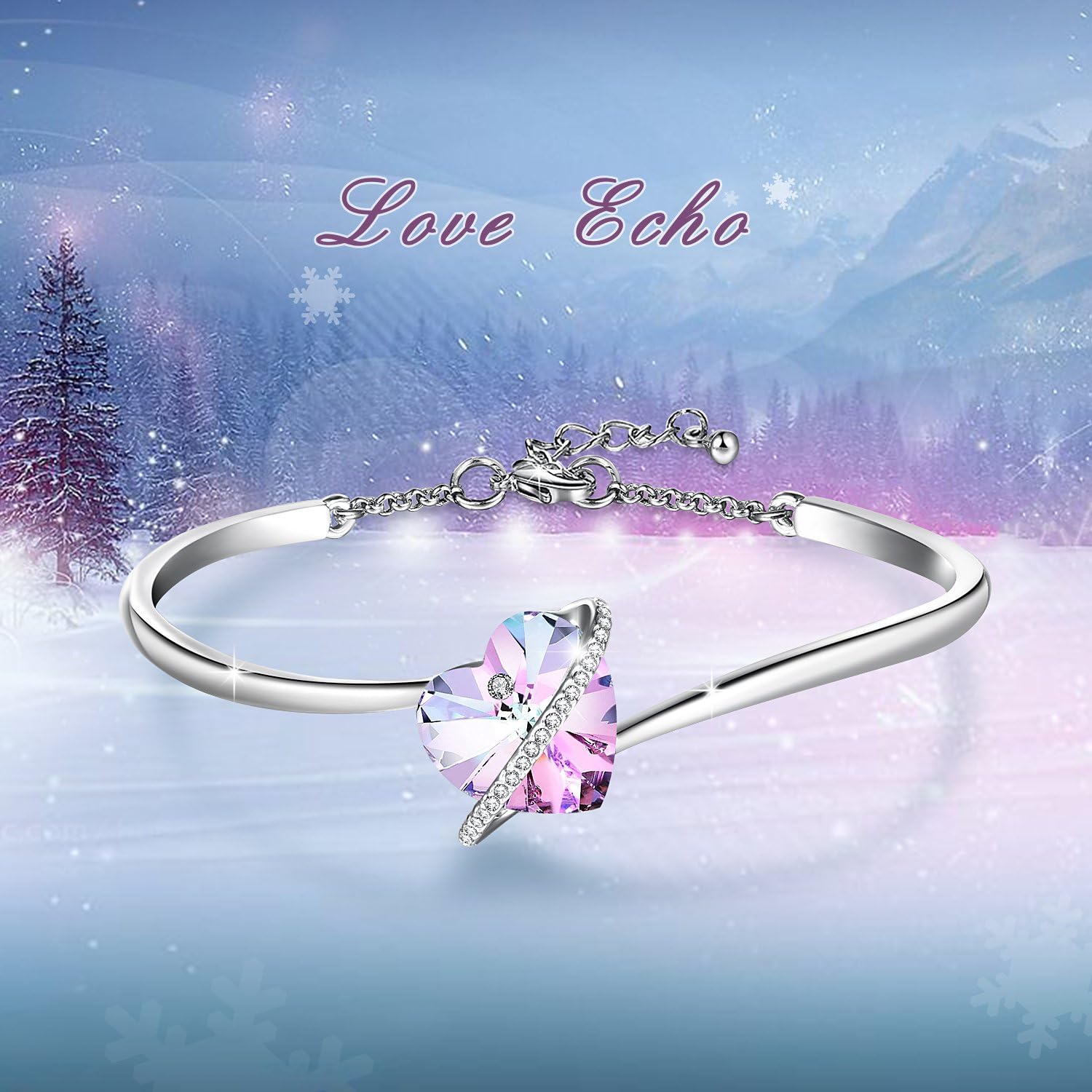 Thumbnail 4 de GEORGE · SMITH Bracelet cœur réglable 6,89"