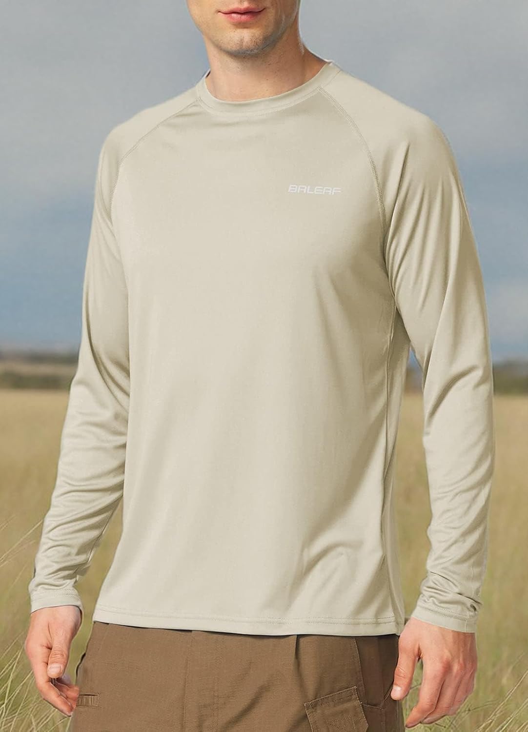 Thumbnail 5 de baleaf Men's UPF 50+ Sun Protection Long Sleeve Rash Guard