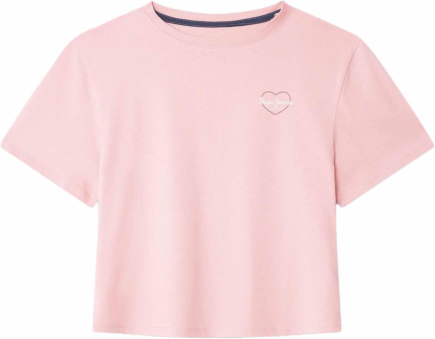 Detalle de Pepe Jeans Giana T-Shirt Bambine e Ragazze – Pacco da 1, 100% cotone
