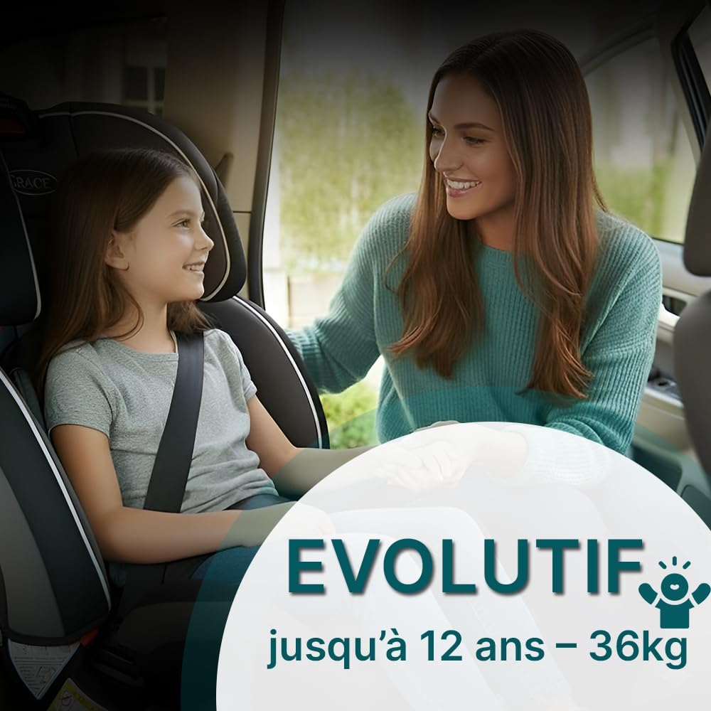 Thumbnail 6 de Bambisol Siège auto évolutif i-Size 40-150 (harnais 5 points, textile déhoussable)