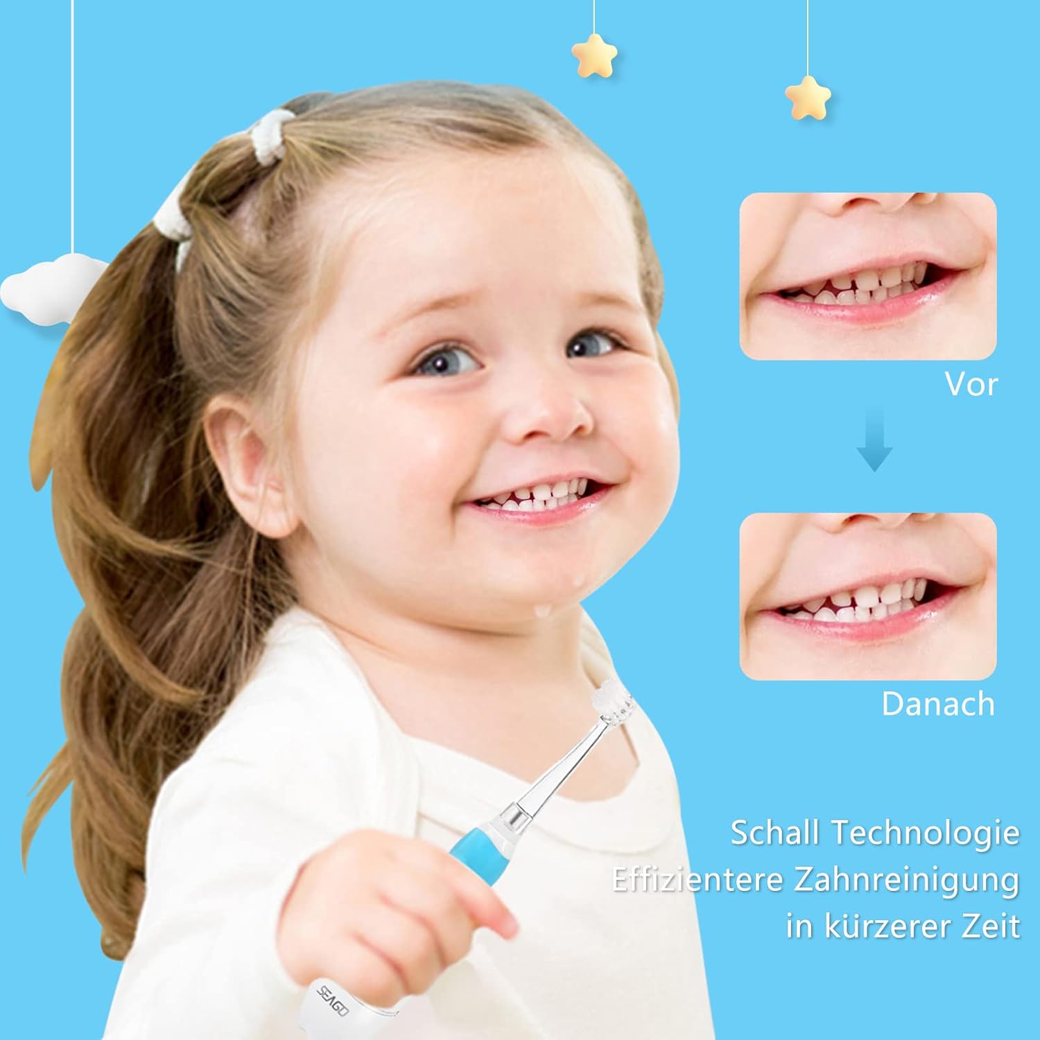 Thumbnail 5 de Seago SG-513 Elektrische Kinderzahnbürste 0–3 Jahre