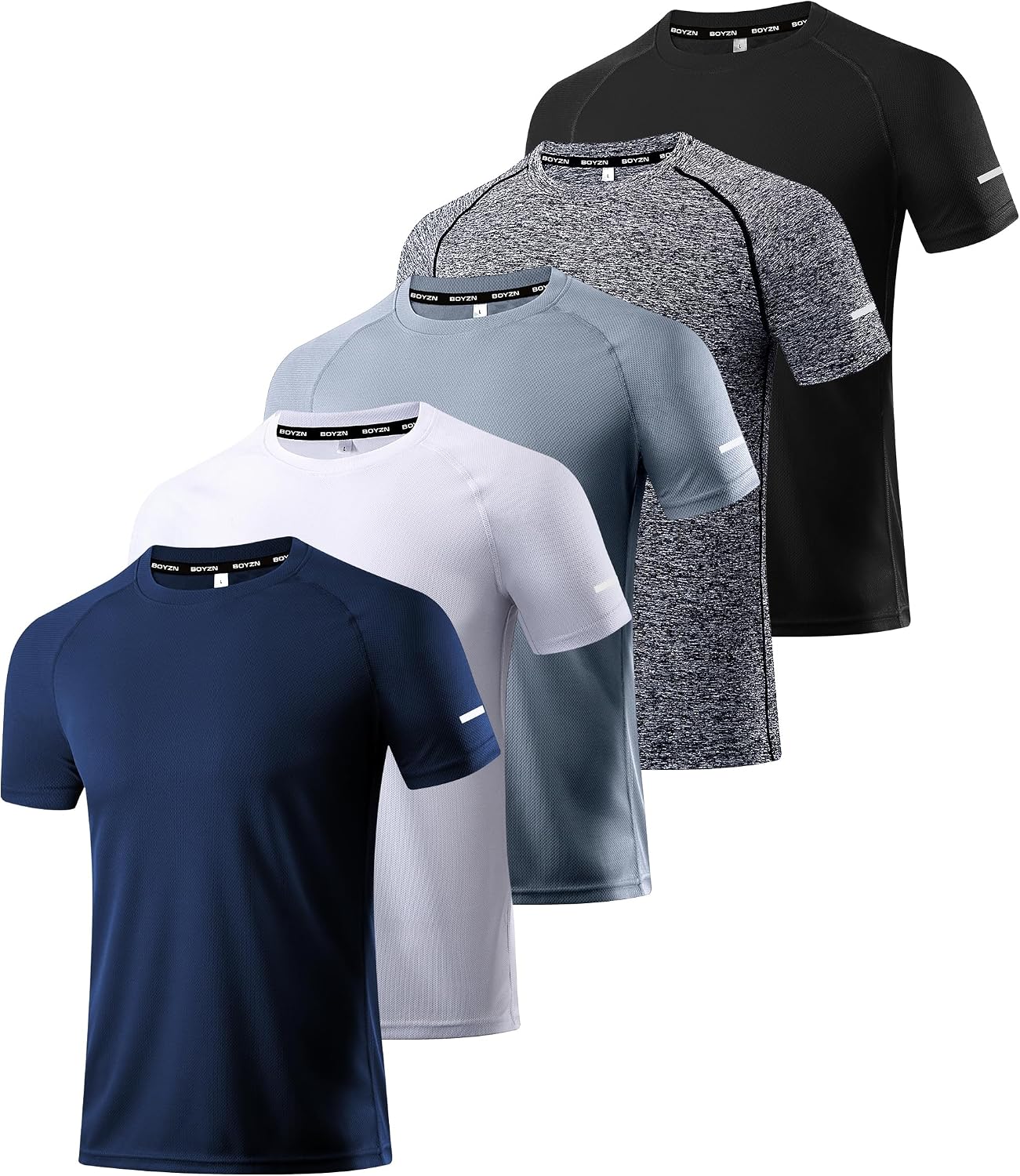 Detalle 2 de Boyzn Sport T‑Shirts Herren 3er Pack, Funktionsshirt