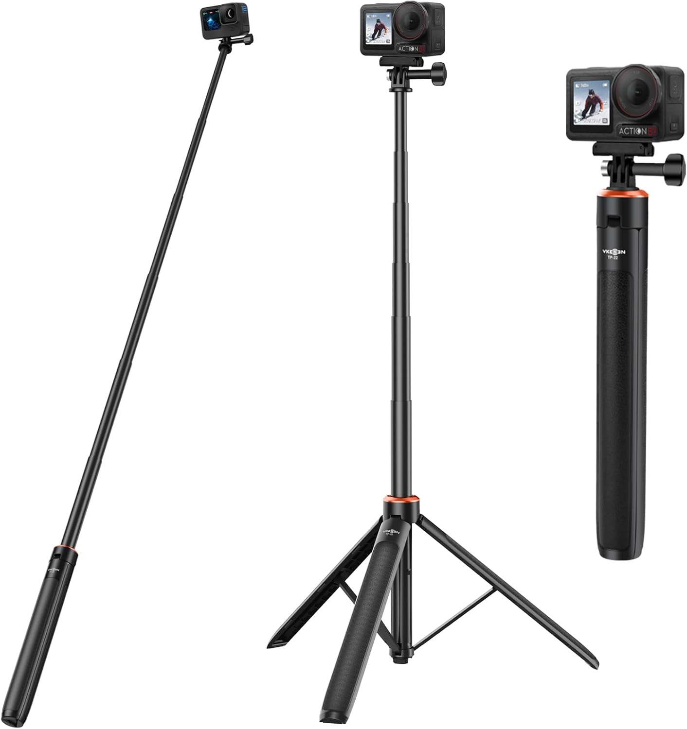 Thumbnail 5 de 53.5" Selfie Stick Tripod for DJI Osmo Pocket 3