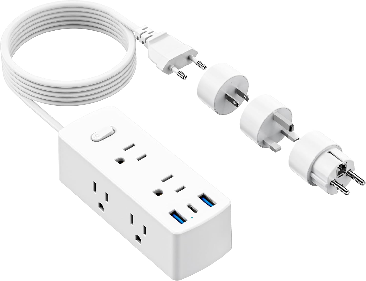 Olcorife Universal Travel Adapter 6-Outlets