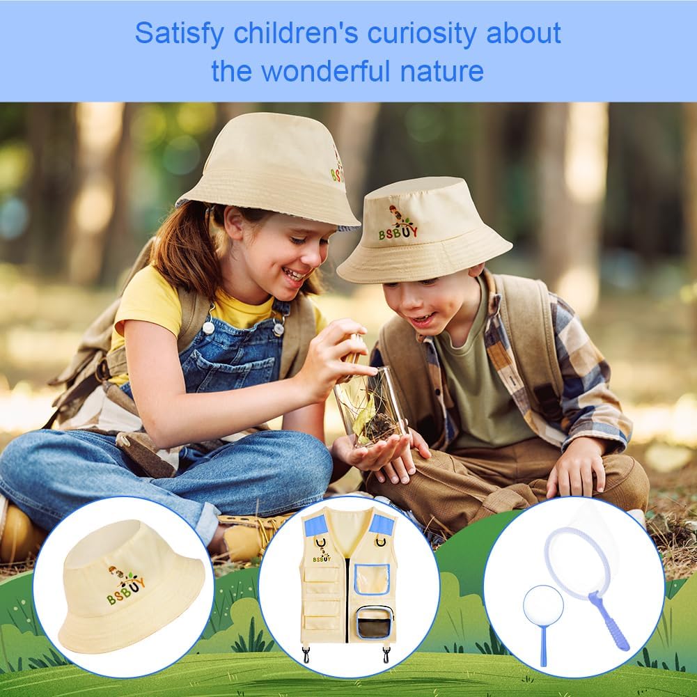 Thumbnail 3 de BSBUY Kids Explorer Kit Outdoor Adventure Set — 4-Piece Costume & Educational Gear for Little Explorers