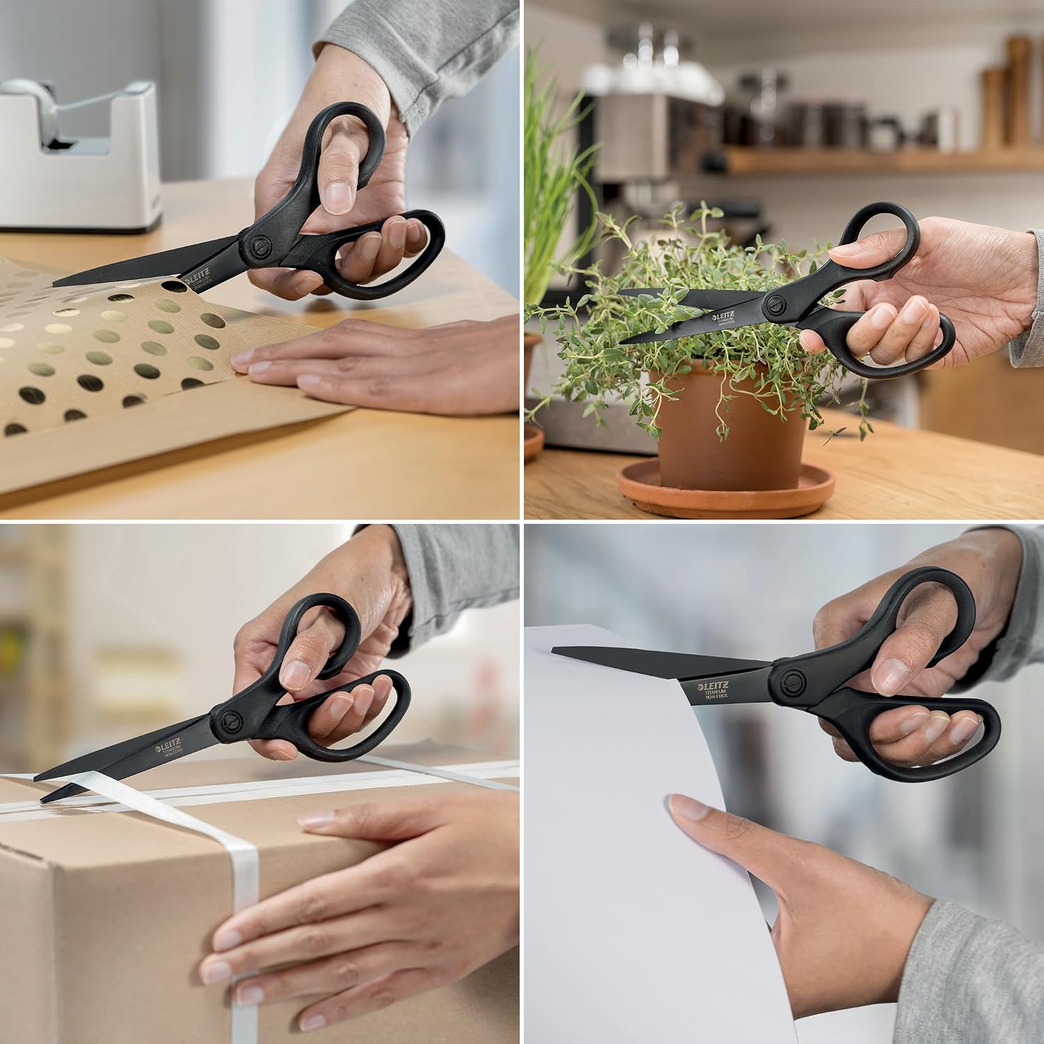 Thumbnail 5 de Leitz Ciseaux Titane Ambidextre - 205 mm, anti-adhésif, grip ergonomique