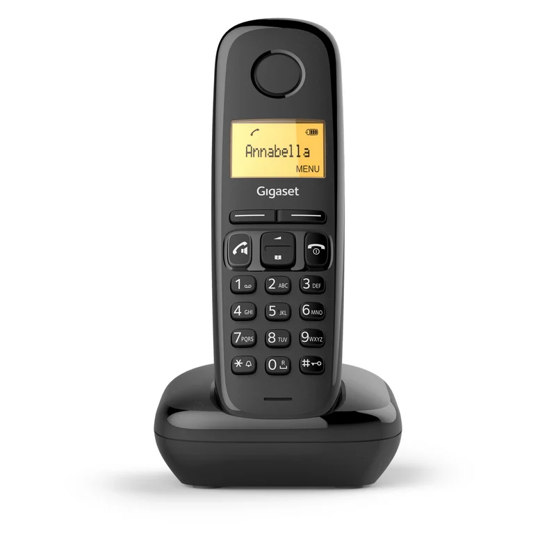 Detalle de Gigaset A270 Teléfono Dect Negro: sencillo, plug & play y eficiente