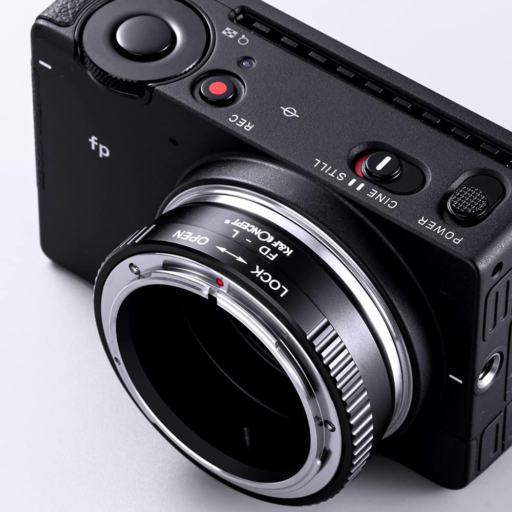 Thumbnail 5 de K&F CONCEPT FD-L Objektivadapter – Manueller Fokus für Canon FD/FL an L-Mount Kameras