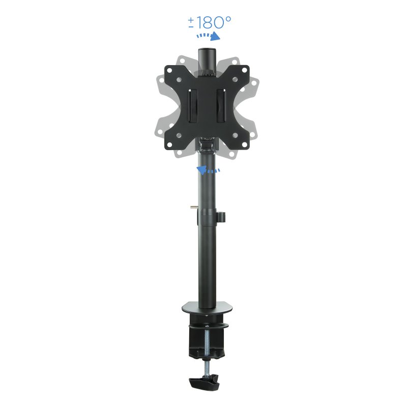 Thumbnail 3 de Tooq DB1032TN-B: Soporte de Mesa Giratorio e Inclinable para 13"–32" (Negro)