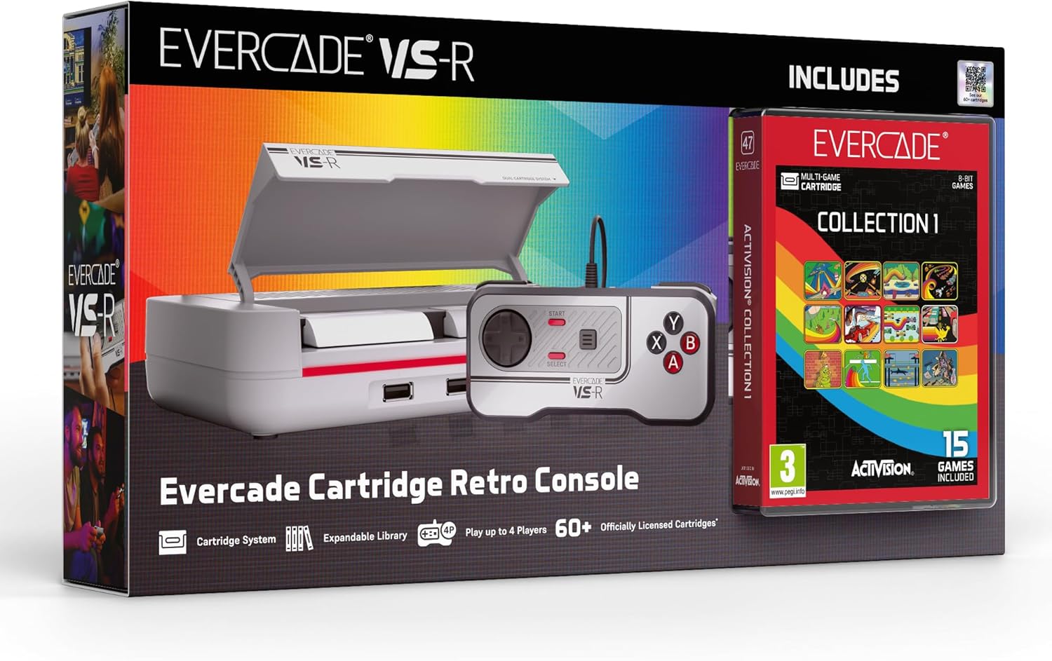 Evercade VS-R et Activision Collection 1 — console rétro