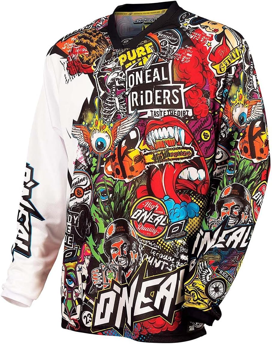 Detalle de O'NEAL 2019 Mayhem Lite Crank – lekka koszulka motocrossowa z długim rękawem