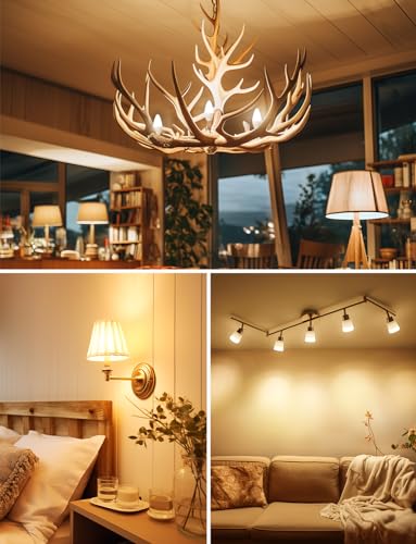 Detalle de Lepro C37 E14 LED Light Bulb, Warm White 2700K – Pack of 6
