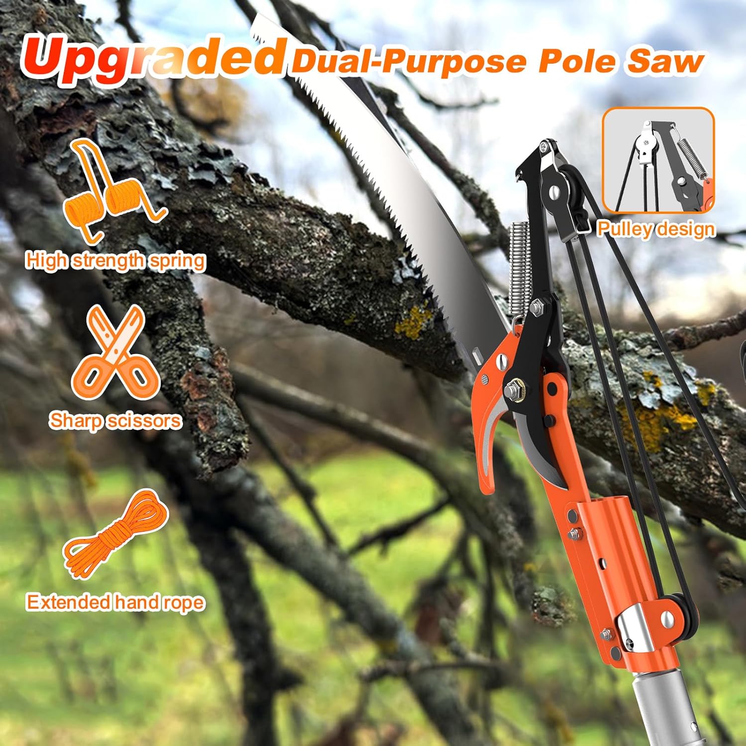 Detalle 2 de LAANPOLE 6m Telescopic Tree Pruner & Lopper