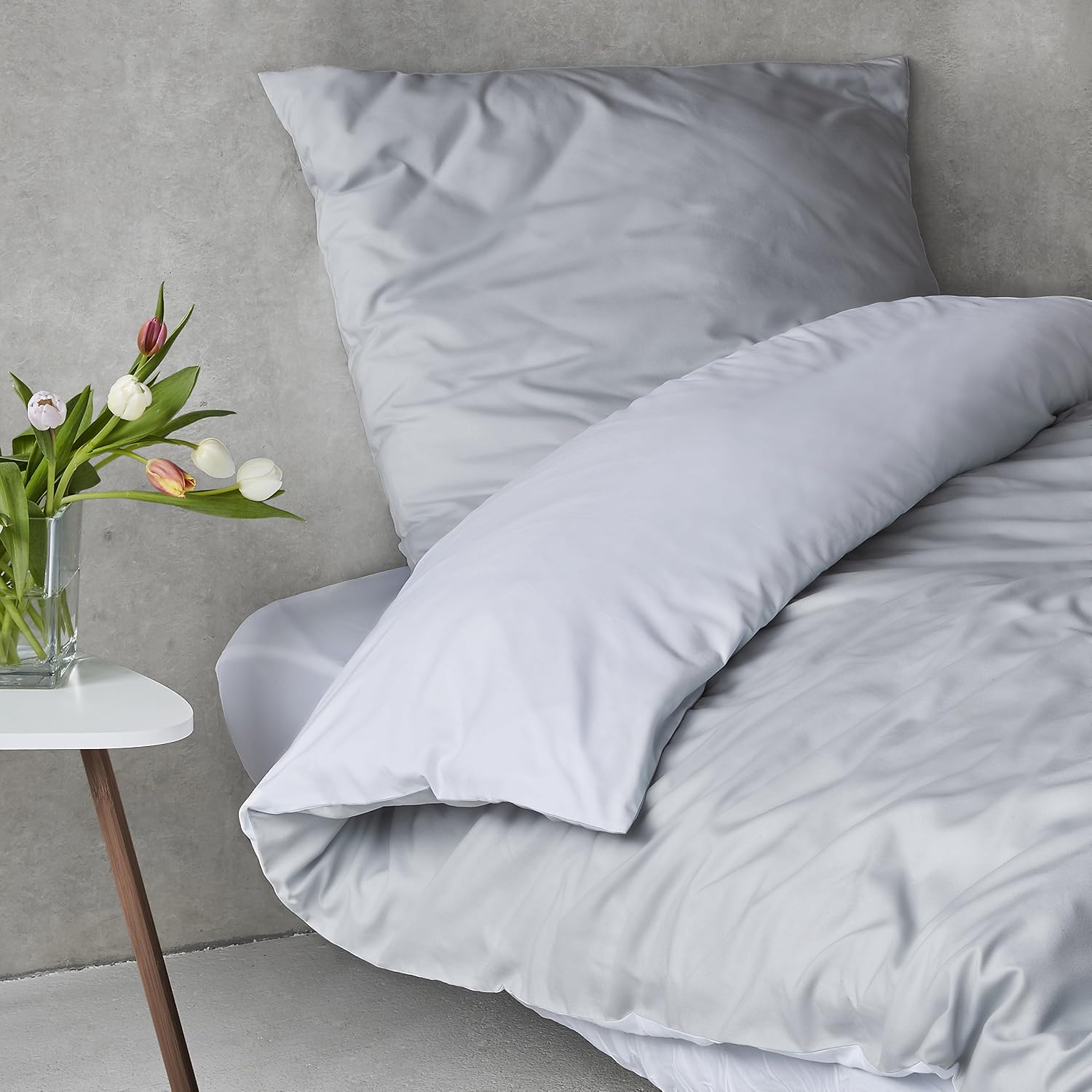 Detalle de sleepwise BED1-ltgreywhite135 Winter Wonder – pościel 135 x 200 cm z mikrofibry