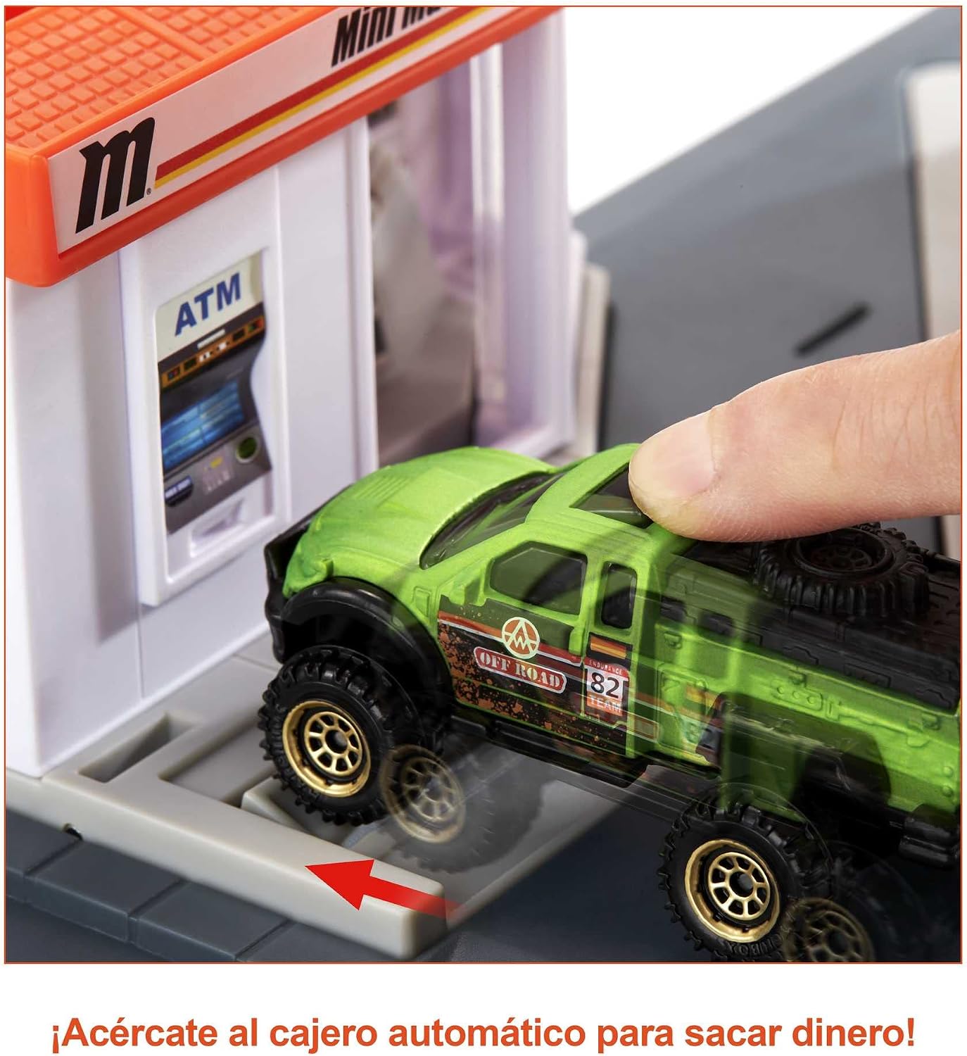 Thumbnail 4 de Matchbox Action Drivers Gasolinera y Vehículo Escala 1:64 ⛽