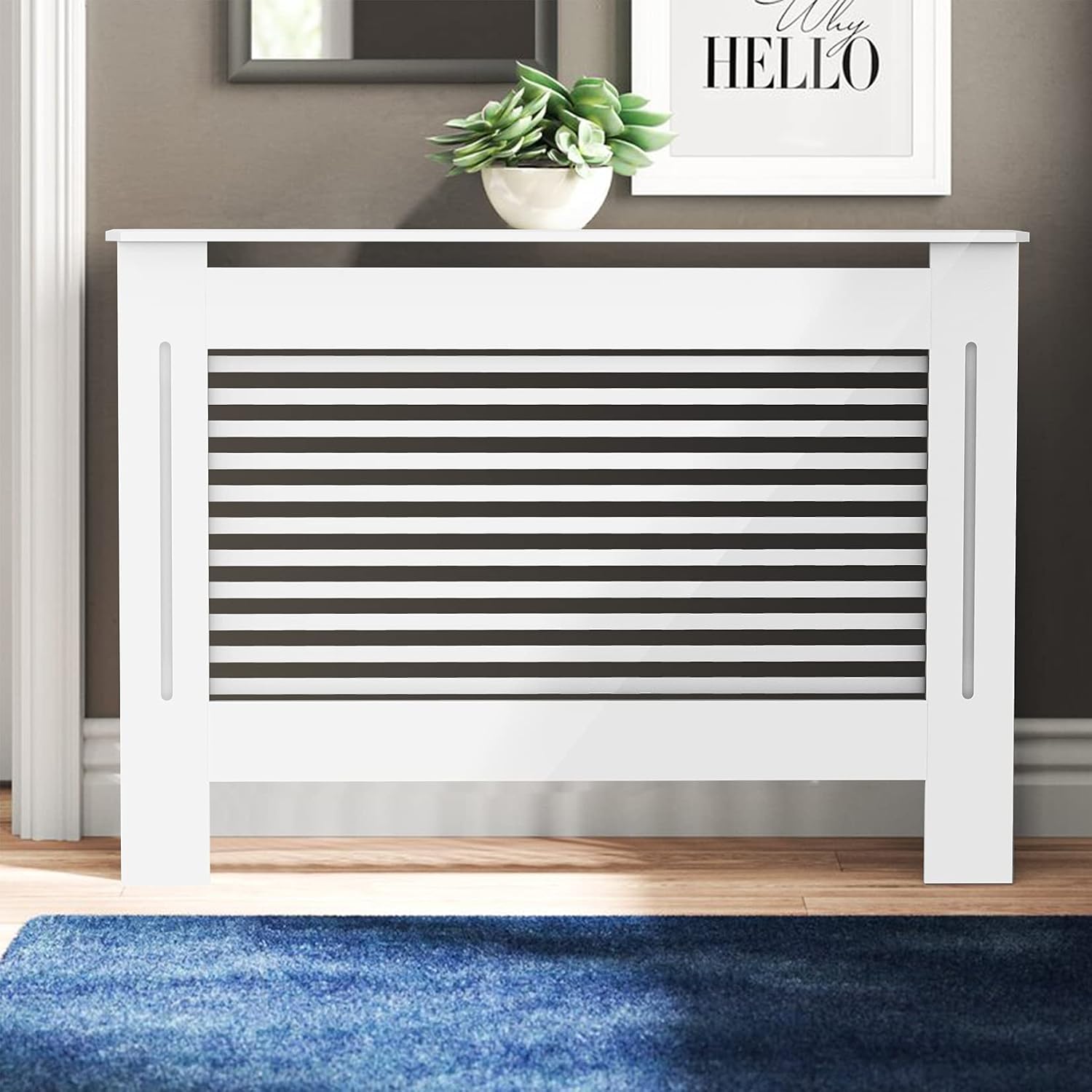 Detalle de FATIVO High Radiator Cover 92 cm White