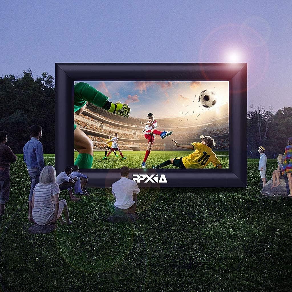 Thumbnail 6 de PPXIA Inflatable Movie Screen (20ft) with Air Blower, Tie-Downs & Repair Kit for Outdoor Cinema Nights