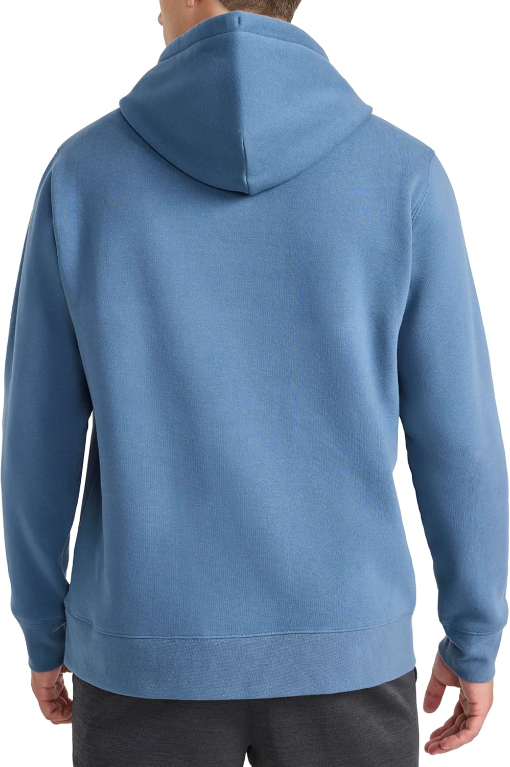 Detalle de Reebok Men’s Finisher Hoodie — Standard Fit, Midweight Cotton-Poly Fleece