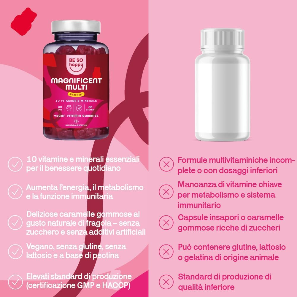 Thumbnail 6 de Be So Happy Multivitaminico Completo 13 vitamine e minerali 🍬