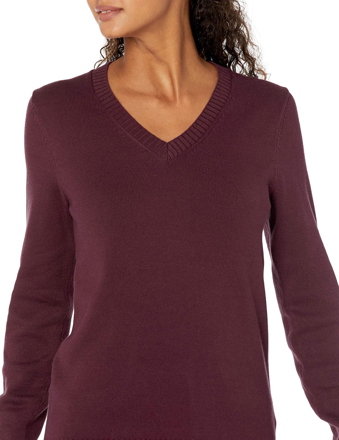 Thumbnail 2 de Amazon Essentials Women's Lightweight Long-Sleeve V-Neck Cotton Sweater
