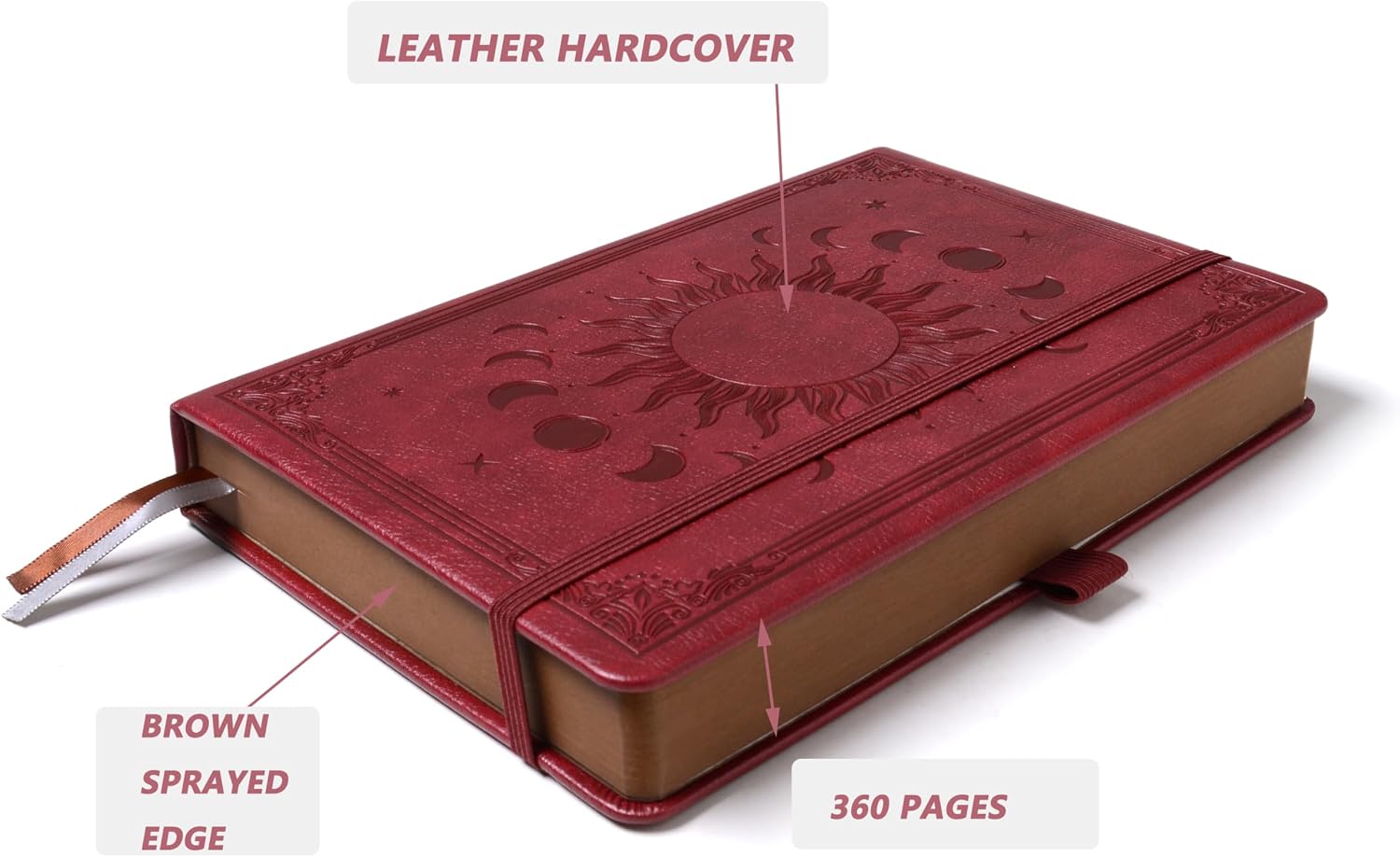 Thumbnail 2 de HwxBen Wine Red Journal