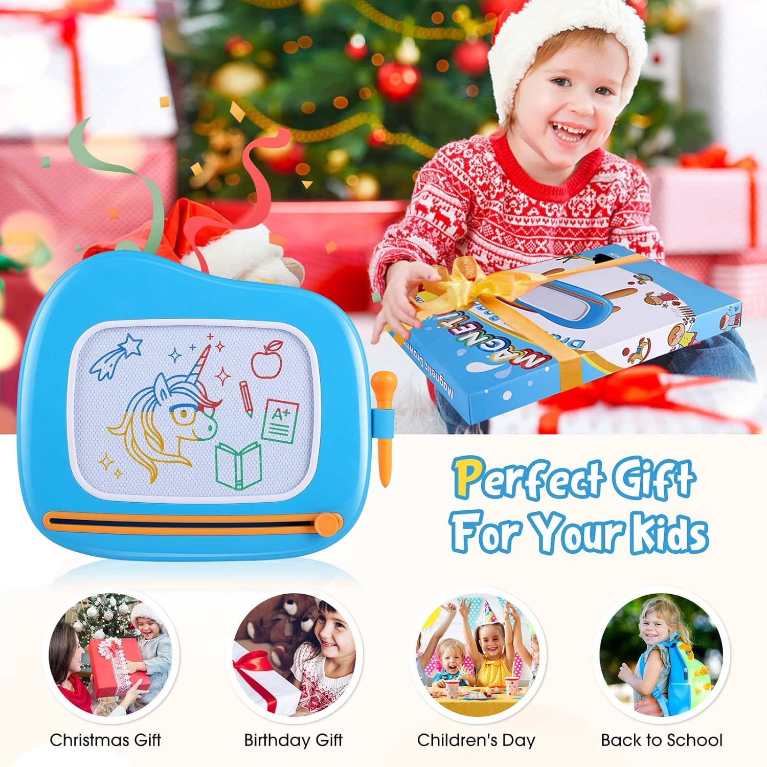 Thumbnail 4 de Smasiagon Magnetic Drawing Board for 1–3 Year Olds 🎲