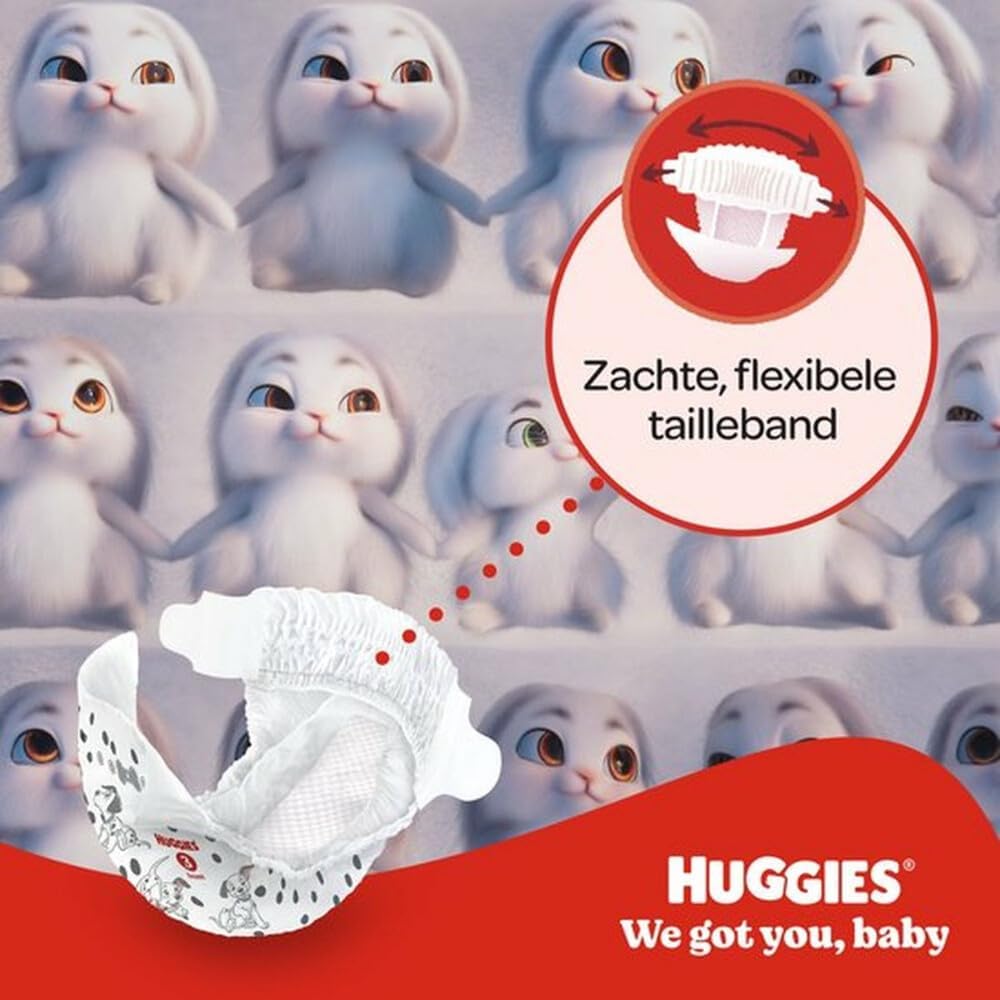 Thumbnail 3 de HUGGIES Little Movers couches bébé 168 👶