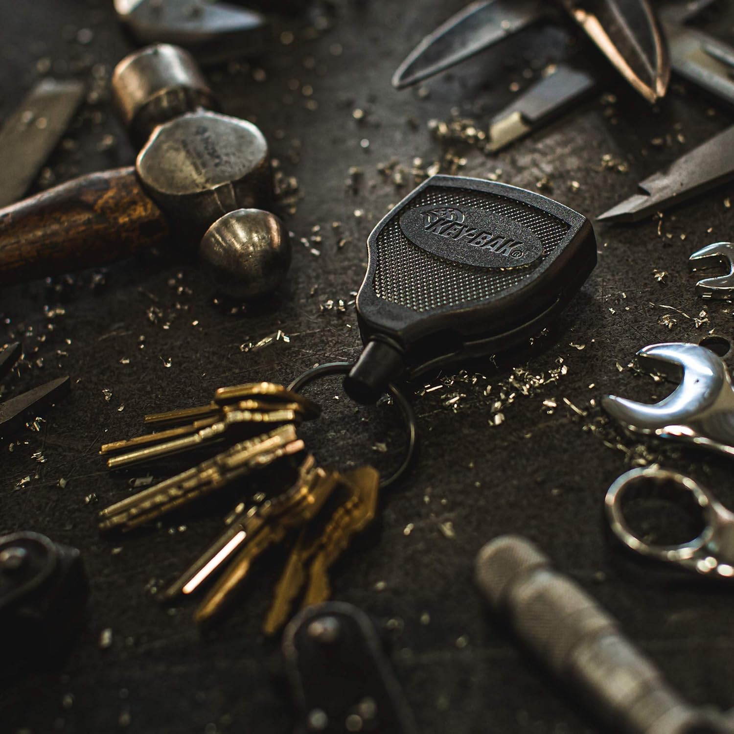 Detalle de KEY-BAK SUPER48 Plus HD 0S48-8474 : porte-clés rétractable ambidextre avec cordon de 121,9 cm
