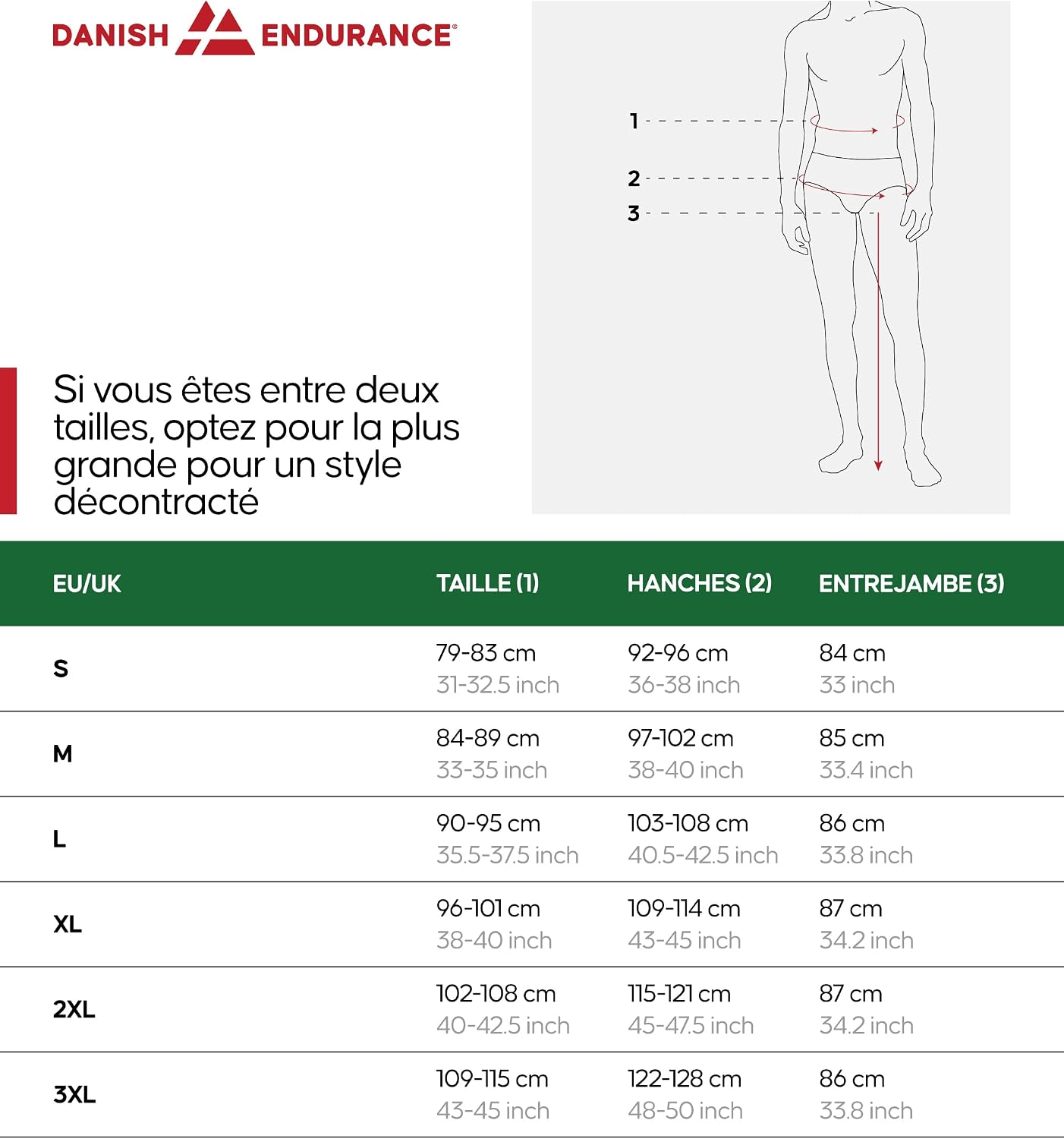 Thumbnail 5 de DANISH ENDURANCE Leggings Thermiques 180 g/m²