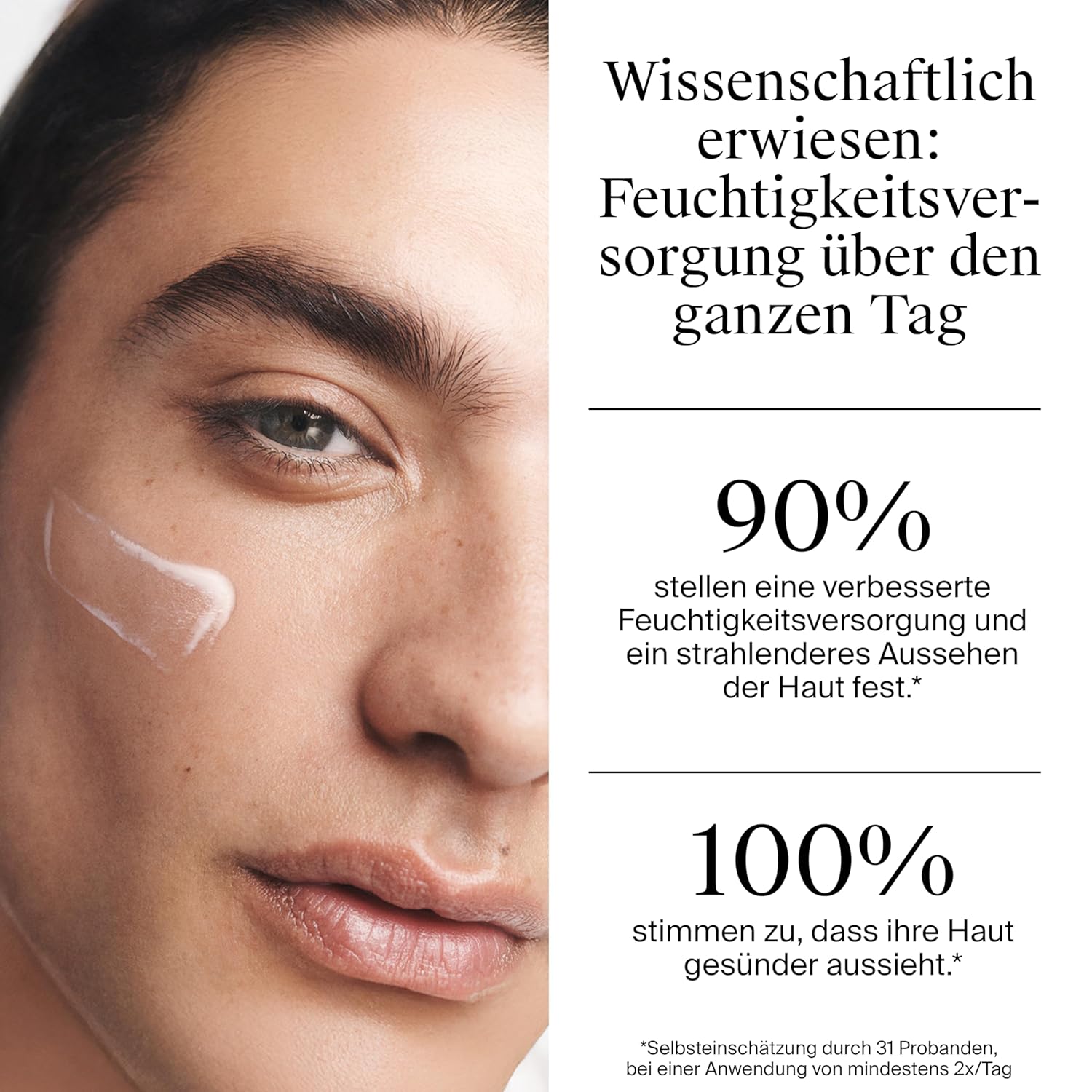 Detalle 2 de Neutrogena Hydro Boost Aqua Fluid LSF 50 – leichte, parfumfreie Tagescreme mit Hyaluronsäure