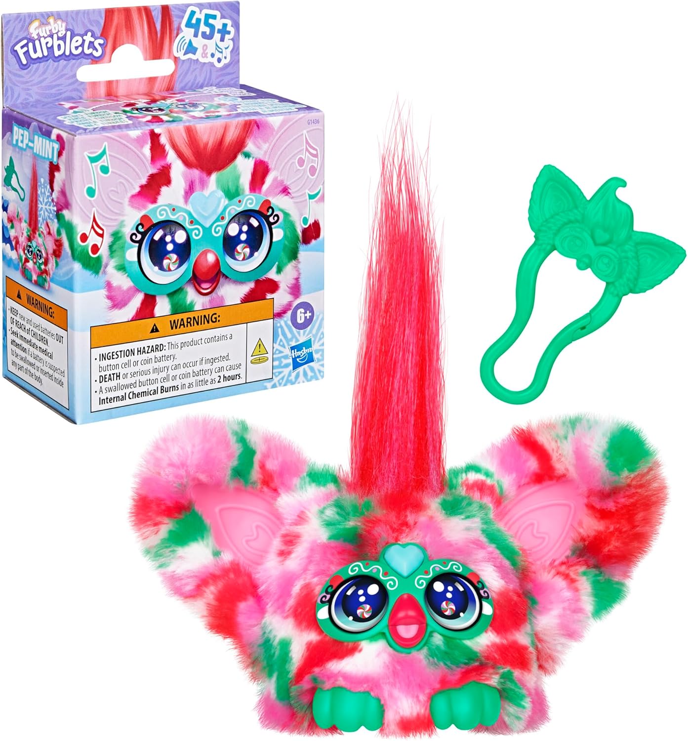 Thumbnail 2 de Furby Furblets Pep-Mint, Mini Peluche Électronique